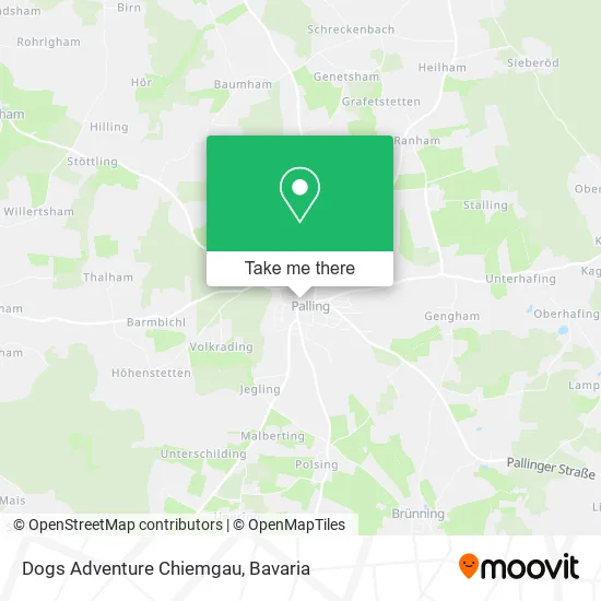 Карта Dogs Adventure Chiemgau