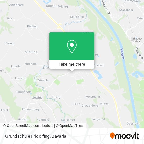 Grundschule Fridolfing map