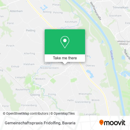 Gemeinschaftspraxis Fridolfing map