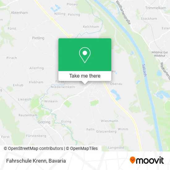 Карта Fahrschule Krenn
