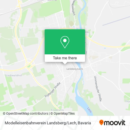 Modelleisenbahnverein Landsberg / Lech map