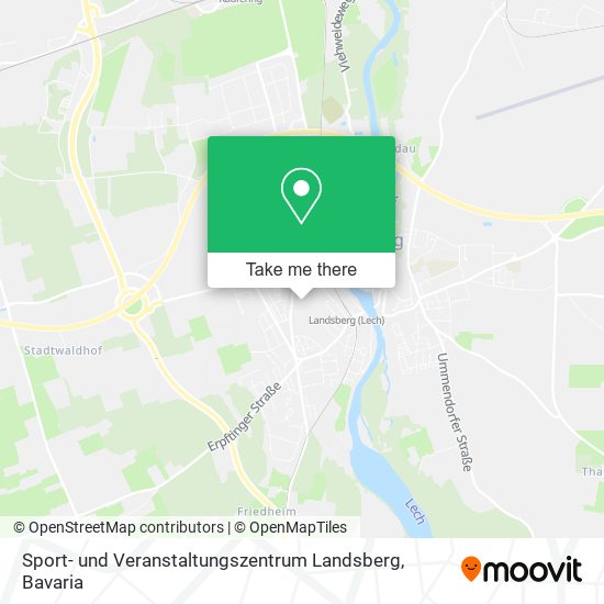 Sport- und Veranstaltungszentrum Landsberg map