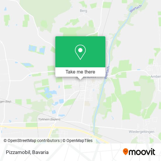 Pizzamobil map