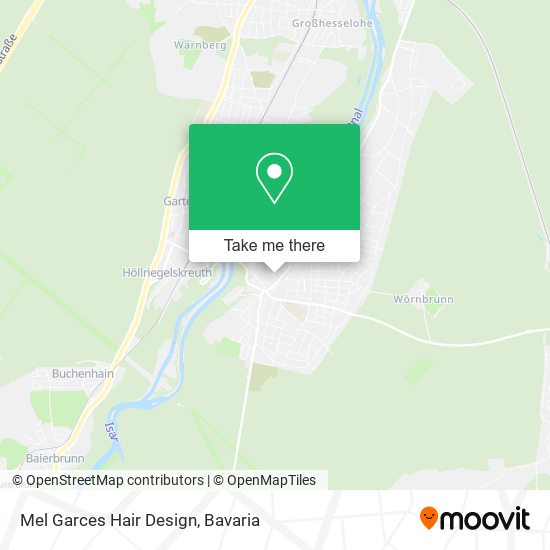 Mel Garces Hair Design map