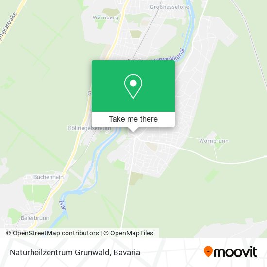 Naturheilzentrum Grünwald map