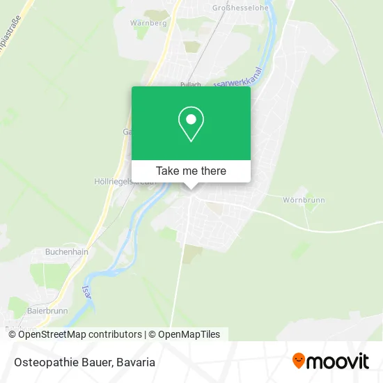 Карта Osteopathie Bauer