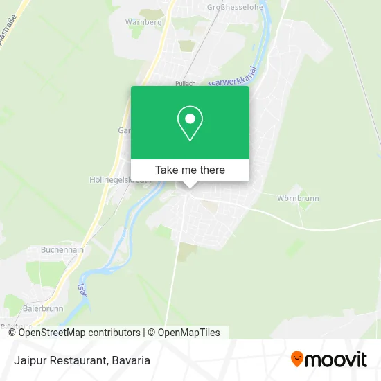 Jaipur Restaurant map