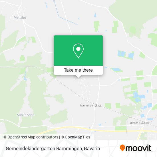 Gemeindekindergarten Rammingen map