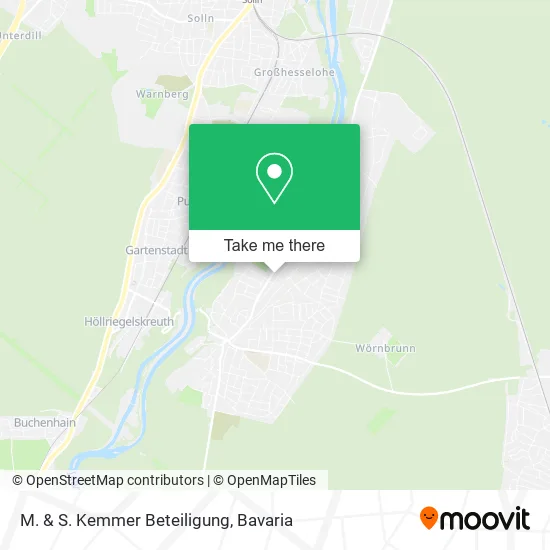 Карта M. & S. Kemmer Beteiligung