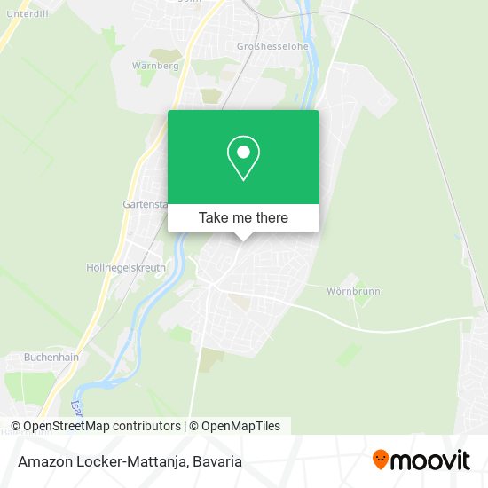 Amazon Locker-Mattanja map