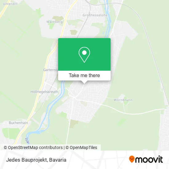 Карта Jedes Bauprojekt