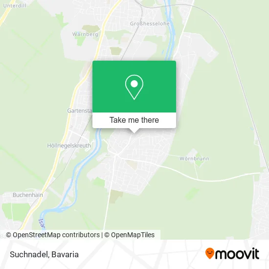 Карта Suchnadel