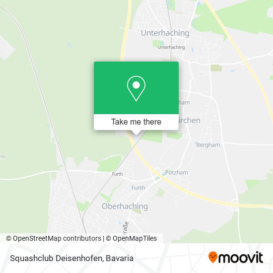 Squashclub Deisenhofen map