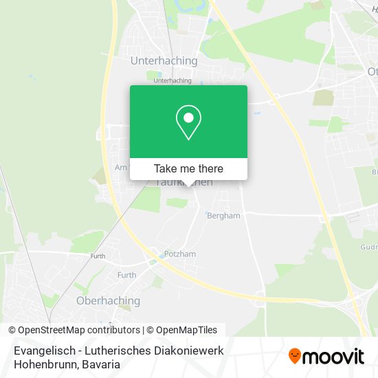 Evangelisch - Lutherisches Diakoniewerk Hohenbrunn map