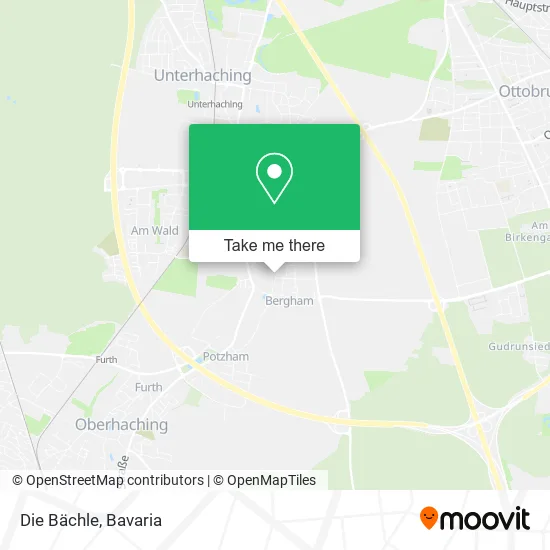 Карта Die Bächle