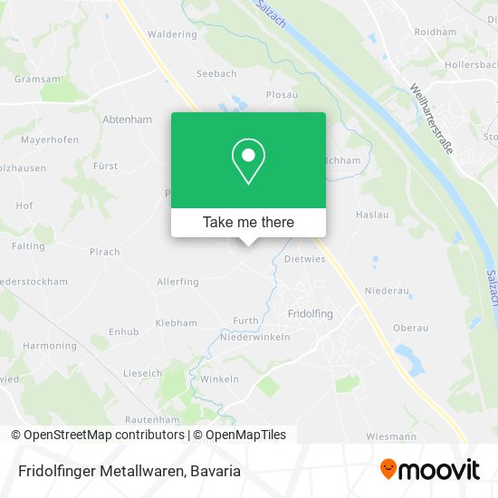 Fridolfinger Metallwaren map
