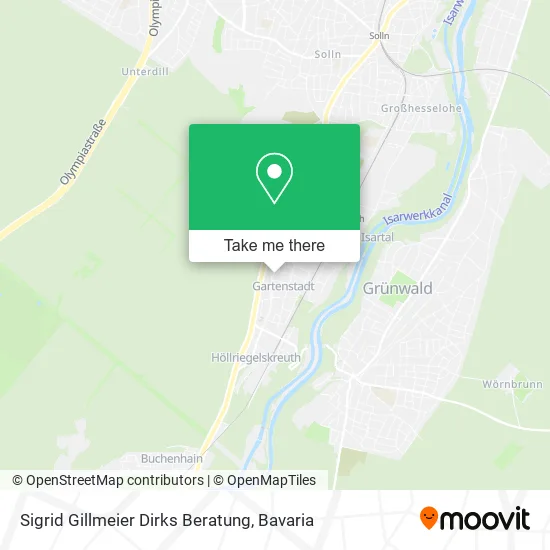 Карта Sigrid Gillmeier Dirks Beratung