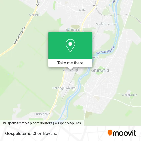 Gospelsterne Chor map