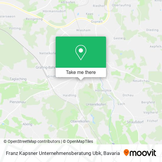 Franz Kapsner Unternehmensberatung Ubk map
