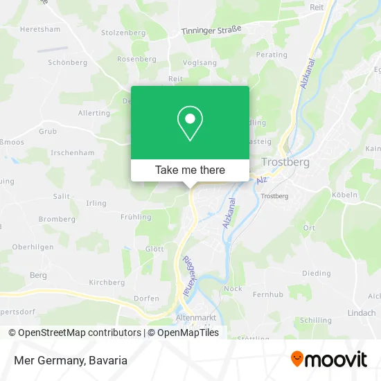 Карта Mer Germany