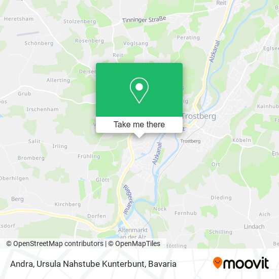 Andra, Ursula Nahstube Kunterbunt map