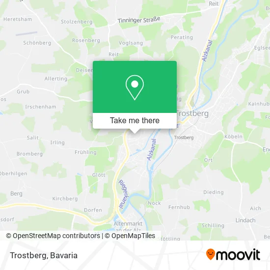 Карта Trostberg