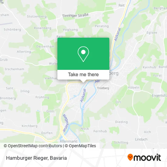 Карта Hamburger Rieger