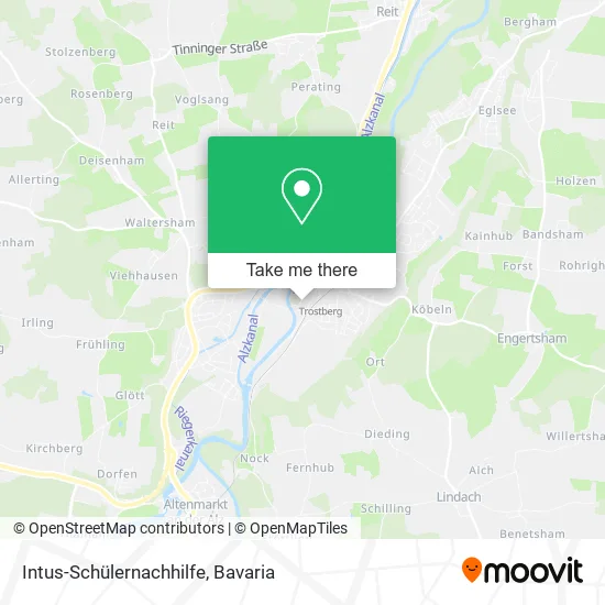 Карта Intus-Schülernachhilfe