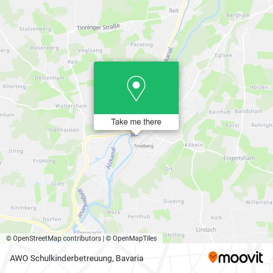 AWO Schulkinderbetreuung map