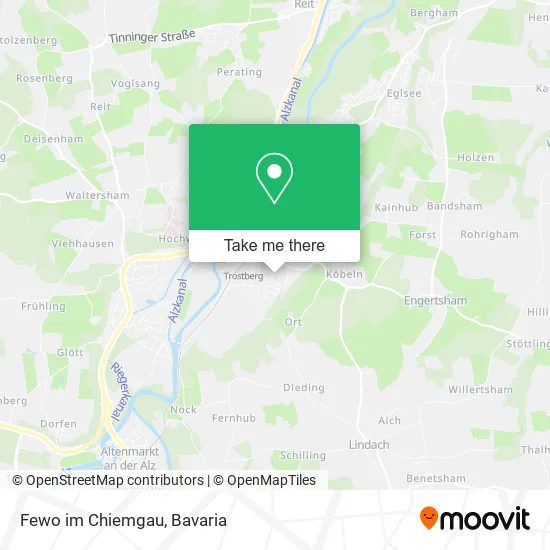 Карта Fewo im Chiemgau