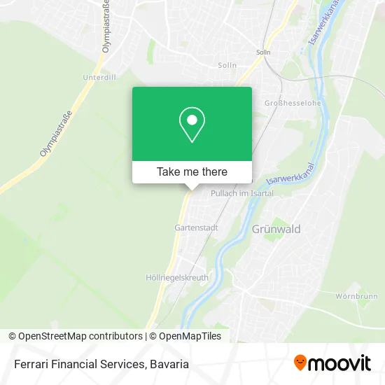 Карта Ferrari Financial Services