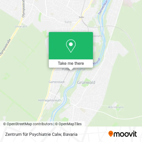 Карта Zentrum für Psychiatrie Calw