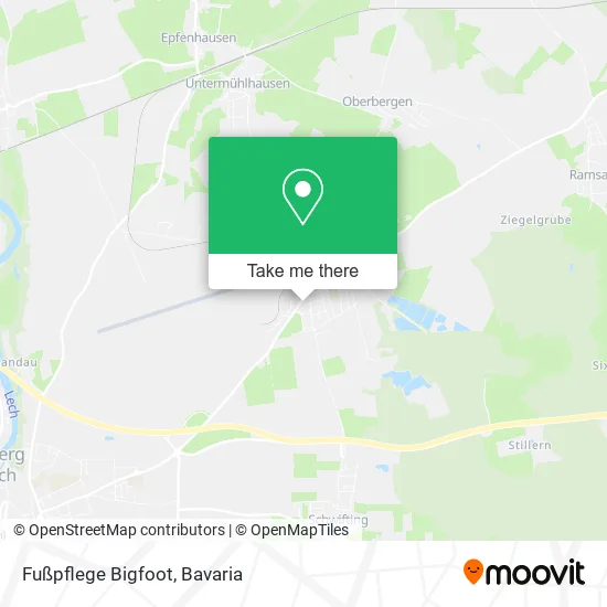 Карта Fußpflege Bigfoot