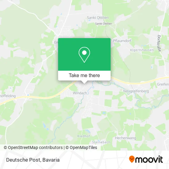 Deutsche Post map