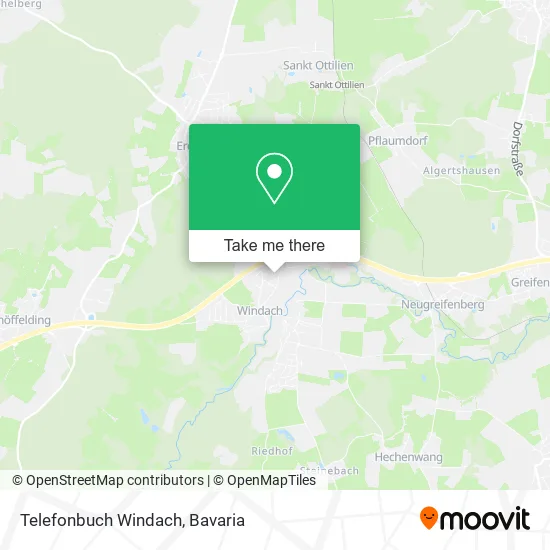 Карта Telefonbuch Windach