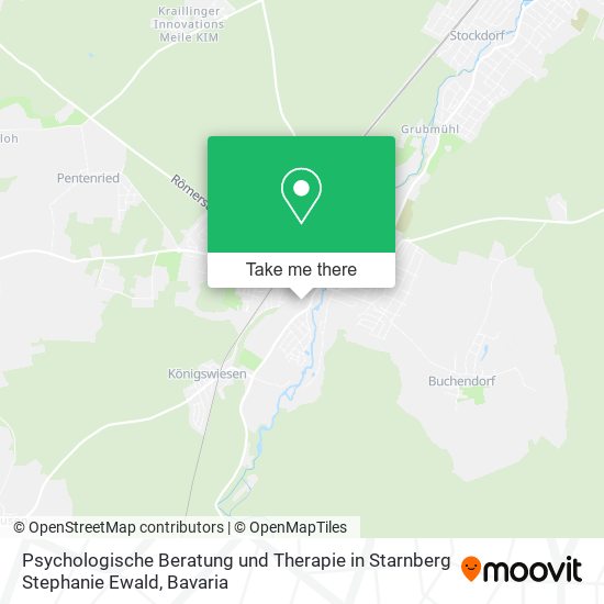 Psychologische Beratung und Therapie in Starnberg Stephanie Ewald map