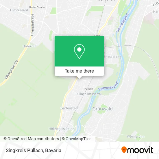 Карта Singkreis Pullach