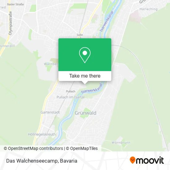 Карта Das Walchenseecamp