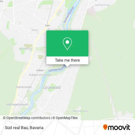 Карта Süd real Bau