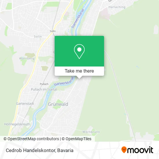 Карта Cedrob Handelskontor