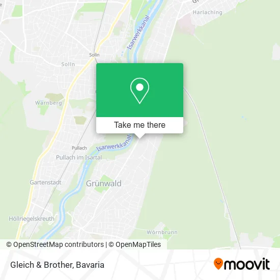 Gleich & Brother map