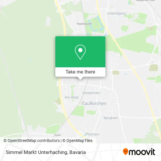 Карта Simmel Markt Unterhaching