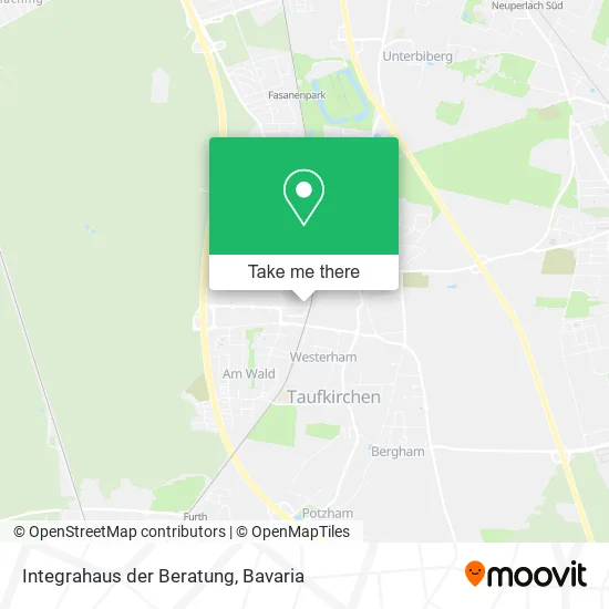 Карта Integrahaus der Beratung