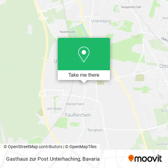 Карта Gasthaus zur Post Unterhaching