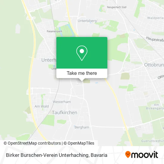 Карта Birker Burschen-Verein Unterhaching