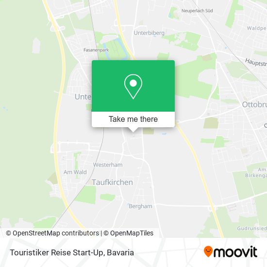 Touristiker Reise Start-Up map