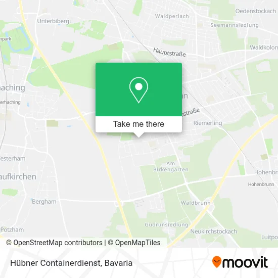Hübner Containerdienst map