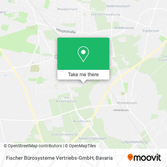 Fischer Bürosysteme Vertriebs-GmbH map