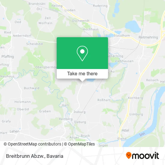 Карта Breitbrunn Abzw.