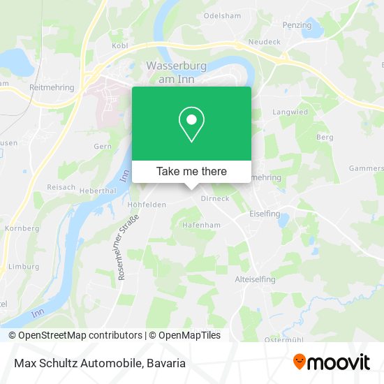 Max Schultz Automobile map